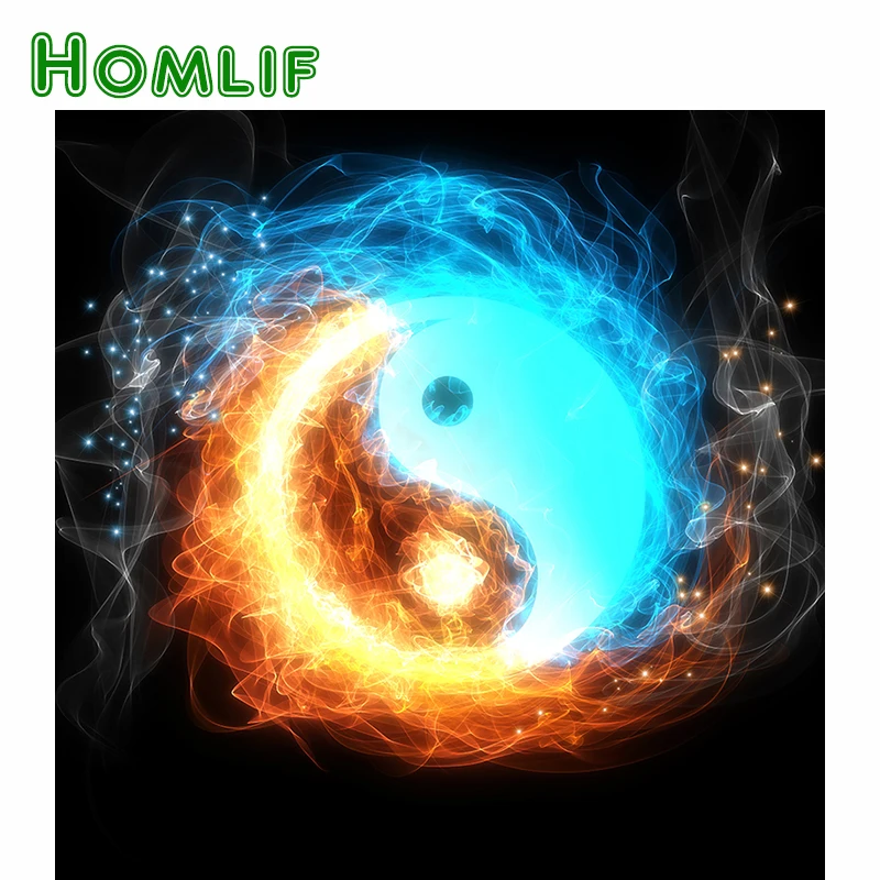 HOMLIF New 5D round Glow Diamond Painting Cross Stitch Yin and Yang Kit DIY Set Embroidery Rhinestone Home Decor Gift Art Wall
HOMLIF New 5D round Glow Diamond Painting Cross Stitch Yin and Yang Kit DIY Set Embroidery Rhinestone Home Decor Gift Art Wall