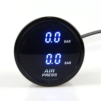 52mm Blue BAR Air Suspension Pressure Gauge Air Ride Gauge With 2pieces 1/8NPT Electrical Sensors
52mm Blue BAR Air Suspension Pressure Gauge Air Ride Gauge With 2pieces 1/8NPT Electrical Sensors