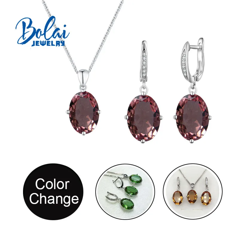 Bolai jewelry,color change zultanite Jewelry set 925 sterlings silver fine jewelry created gemstone for girl nice birthday gift
Bolai jewelry,color change zultanite Jewelry set 925 sterlings silver fine jewelry created gemstone for girl nice birthday gift
