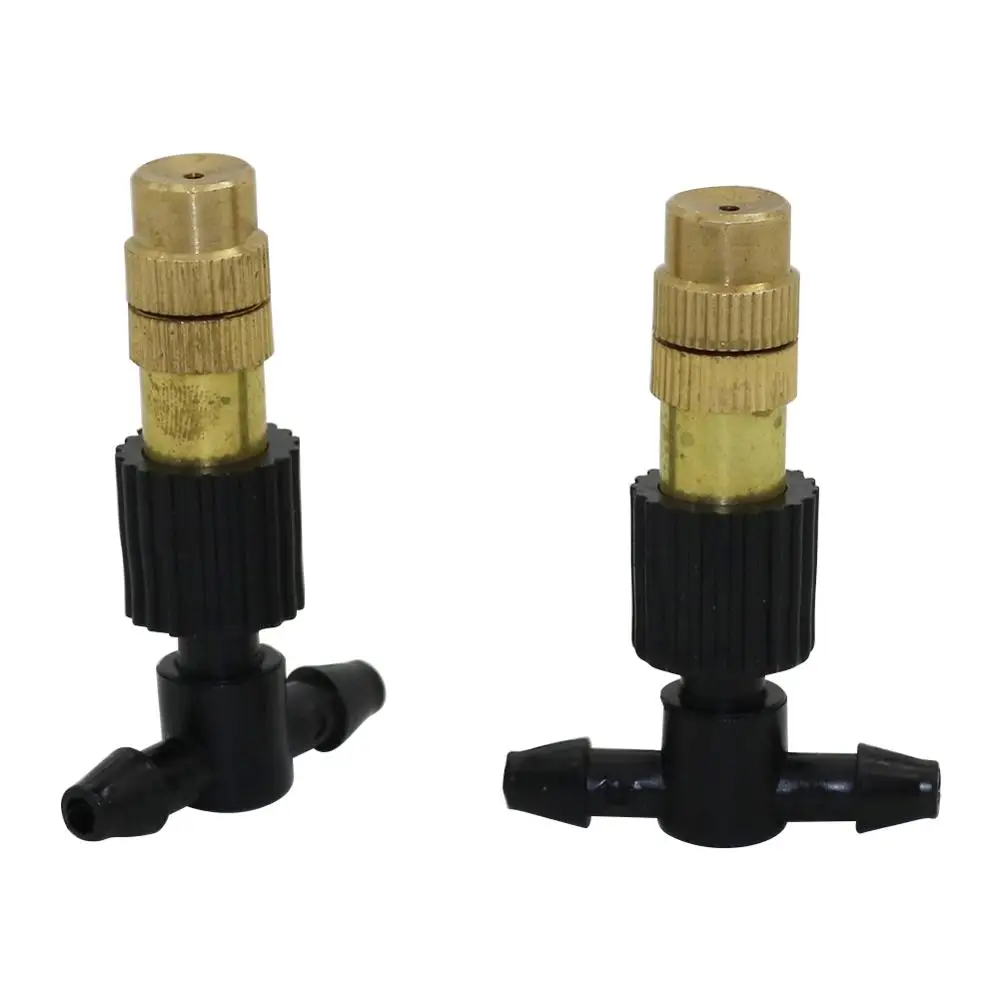 10Pcs Adjustable Copper Atomization Misting Sprinklers Garden Industrial Agriculture Irrigation Cooling Water Sprayer with Tee
10Pcs Adjustable Copper Atomization Misting Sprinklers Garden Industrial Agriculture Irrigation Cooling Water Sprayer with Tee