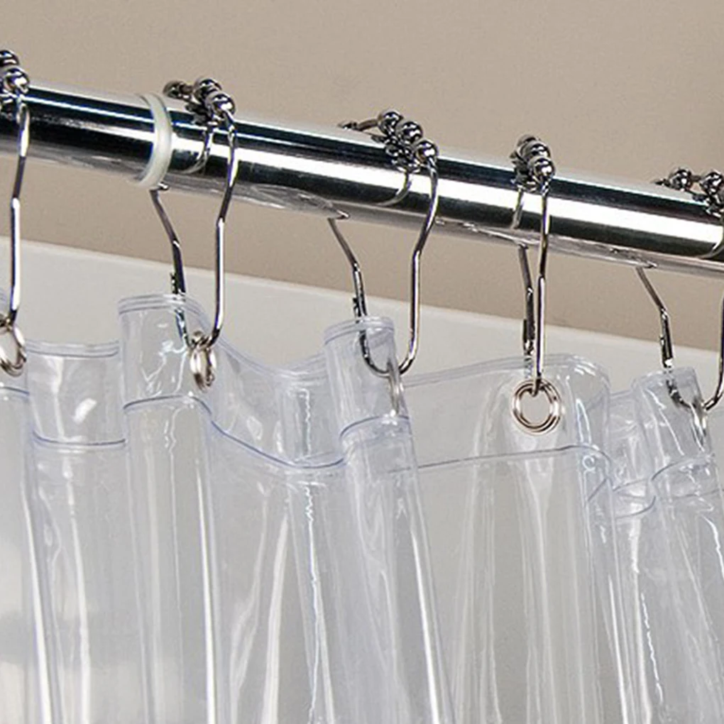 12pcs Shower Curtain Ring Rustproof Shower Curtain Hooks Glide Metal Rings Bathroom Accessories
12pcs Shower Curtain Ring Rustproof Shower Curtain Hooks Glide Metal Rings Bathroom Accessories