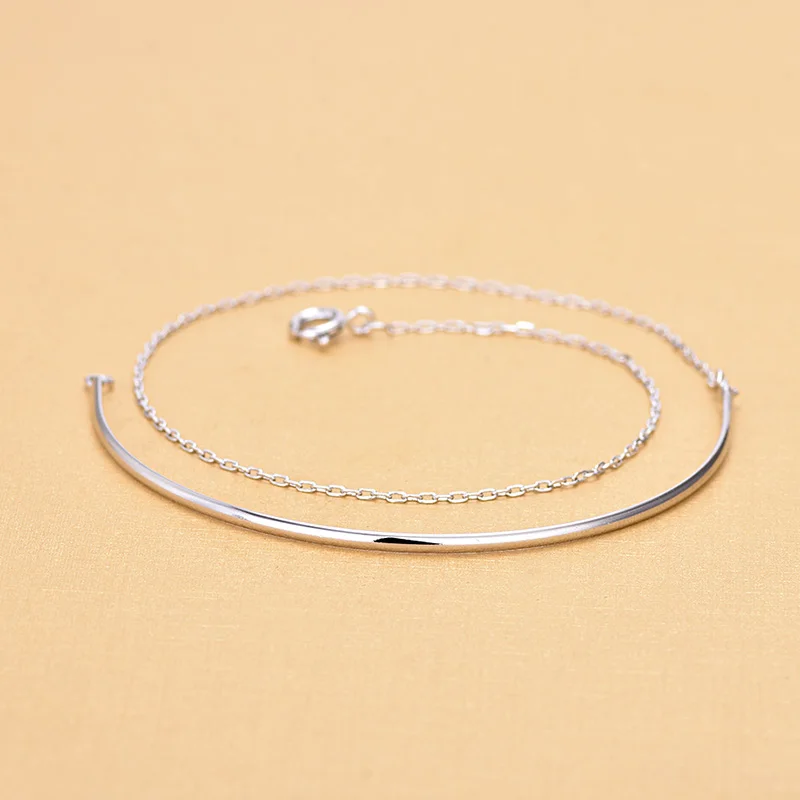 Free Shipping Top Quality Wholesale Real 925 Sterling Silver Simple Curved Semi-Circular Multi-layer Bracelets Fine Jewelry
Free Shipping Top Quality Wholesale Real 925 Sterling Silver Simple Curved Semi-Circular Multi-layer Bracelets Fine Jewelry