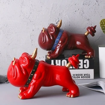 Lucky dog piggy bank coin change piggy bank Domineer bulldog home living room ornament decoration large
Lucky dog piggy bank coin change piggy bank Domineer bulldog home living room ornament decoration large