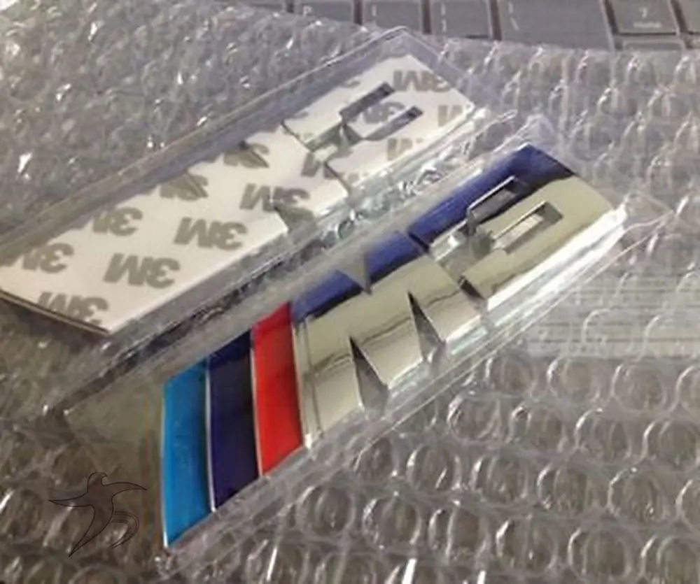Car Styling Fit For BMW 3 4 5 6 7 Series X1 X3 X5 E70 X6 E71 E60 M3 3D ABS Xdrive X Drive M Emblem Badge Stickers Decal