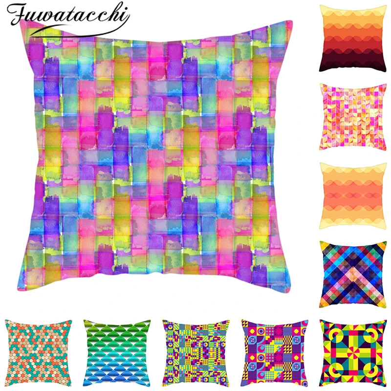 Fuwatacchi Cushion Cover Colorful Geometric Printed Pillow Covers Throw Pillowcases for Home Sofa Decoration Throw Pillow Covers
Fuwatacchi Cushion Cover Colorful Geometric Printed Pillow Covers Throw Pillowcases for Home Sofa Decoration Throw Pillow Covers