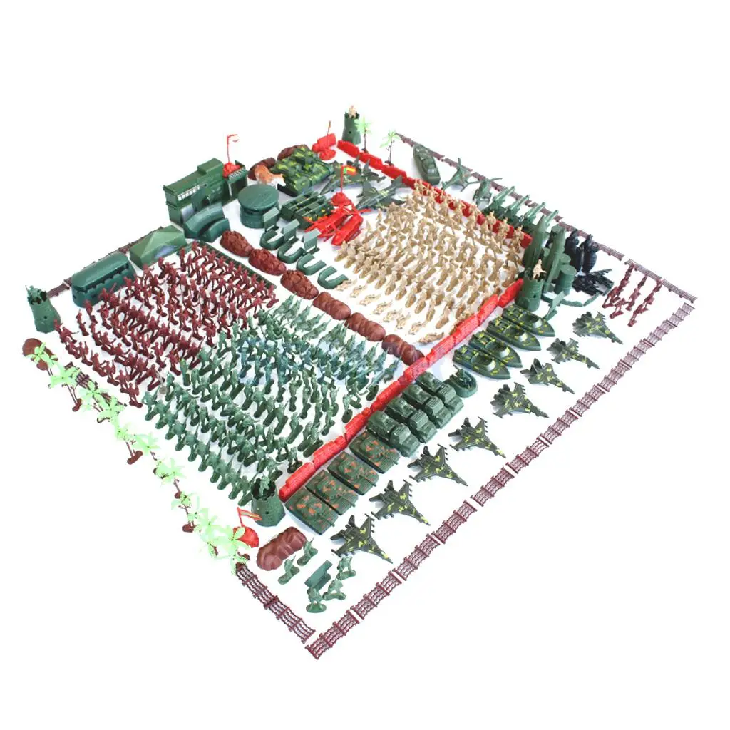 130pcs Plastic Military Playset 5cm Soldier Figures with Assorted Army Accessories Model Toys For Children Boys
130pcs Plastic Military Playset 5cm Soldier Figures with Assorted Army Accessories Model Toys For Children Boys