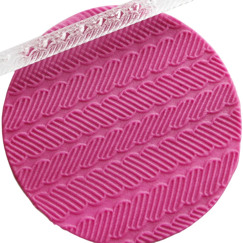 Twill Shape Transparent embossing acrylic Rolling Pin sugarcraft Cake Fondant Pastry Decoration Tools Cake Tools E183
Twill Shape Transparent embossing acrylic Rolling Pin sugarcraft Cake Fondant Pastry Decoration Tools Cake Tools E183
