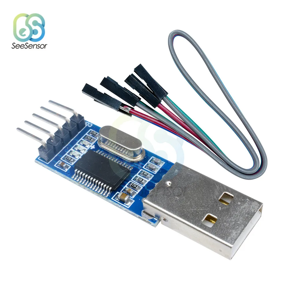 PL2303 USB to RS232 TTL Converter Adapter Download Board Module PL2303HXA Convert Serial Cable with Flexible Cover 4Pin Cable
PL2303 USB to RS232 TTL Converter Adapter Download Board Module PL2303HXA Convert Serial Cable with Flexible Cover 4Pin Cable