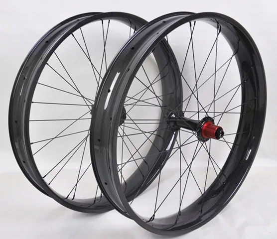 2018 NEW Design carbon 26" snow bicycle wheelset carbon hookless& tubuless fat bike wheels 80mm width 25mm depth thru axle
2018 NEW Design carbon 26" snow bicycle wheelset carbon hookless& tubuless fat bike wheels 80mm width 25mm depth thru axle