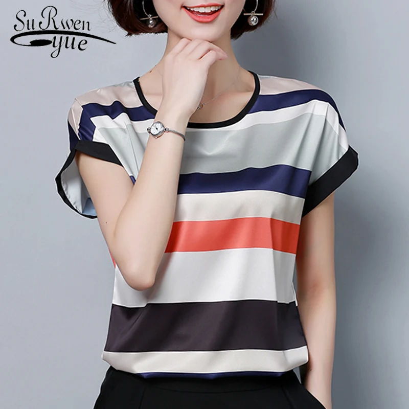 Fashion women blouses 2019 summer plus size 4XL women tops striped chiffon women blouse shirt blusas femininas blouses 0451 30
Fashion women blouses 2019 summer plus size 4XL women tops striped chiffon women blouse shirt blusas femininas blouses 0451 30