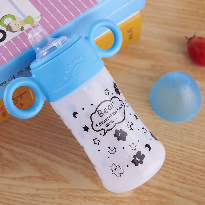 Learn Feeding Drinking Water Straw Handle Bottle Mamadeira Sippy Training Cup Baby Feeding Cup 300ML
Learn Feeding Drinking Water Straw Handle Bottle Mamadeira Sippy Training Cup Baby Feeding Cup 300ML