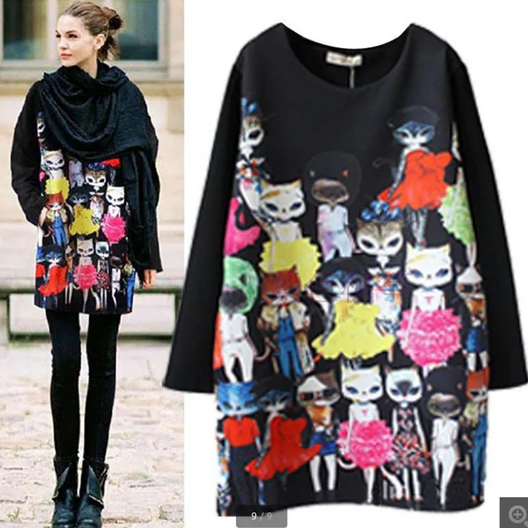 3xl plus big size sweatshirts women spring autumn winter 2016 feminina Maternity loose cartoon cute sweatshirts female A1652
3xl plus big size sweatshirts women spring autumn winter 2016 feminina Maternity loose cartoon cute sweatshirts female A1652