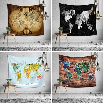 SOFTBATFY Worldmap Tapestry Headboard Wall Art Bedspread Dorm Tapestry Home Decor
SOFTBATFY Worldmap Tapestry Headboard Wall Art Bedspread Dorm Tapestry Home Decor