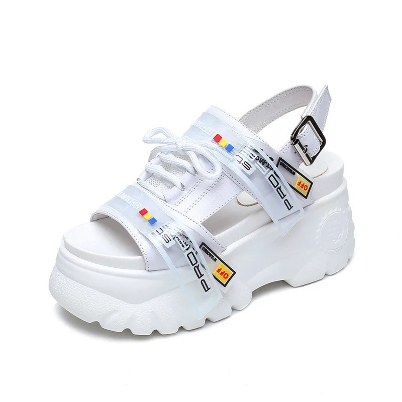 2019 new Summer Women Sandals Buckle Design Black White Platform Sandals Comfortable Women Thick Sole Beach Shoes
2019 new Summer Women Sandals Buckle Design Black White Platform Sandals Comfortable Women Thick Sole Beach Shoes