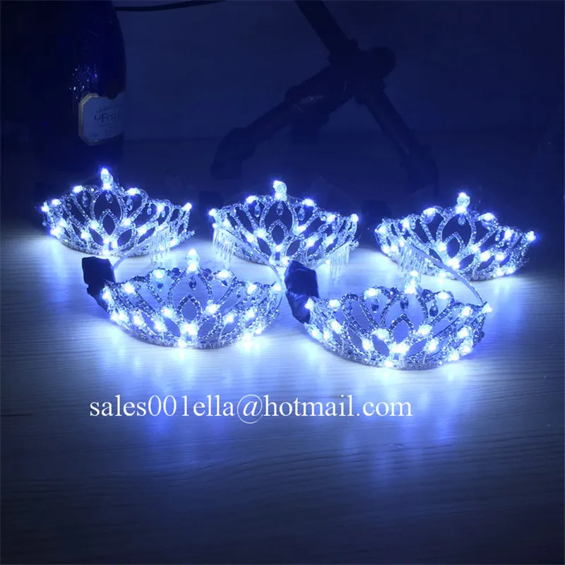 Whloesale 5 Pcs 2016 New LED Luminous Wedding Crown Christmas Headwear For Party Wedding Stage Show
Whloesale 5 Pcs 2016 New LED Luminous Wedding Crown Christmas Headwear For Party Wedding Stage Show