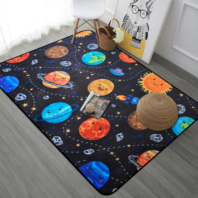Cartoon Planet Explore Universe Carpet Rugs Soft Thicken Large Round Tapete For Kids Play Area Rug Parlor Bedroom Non-Slip Mats
Cartoon Planet Explore Universe Carpet Rugs Soft Thicken Large Round Tapete For Kids Play Area Rug Parlor Bedroom Non-Slip Mats
