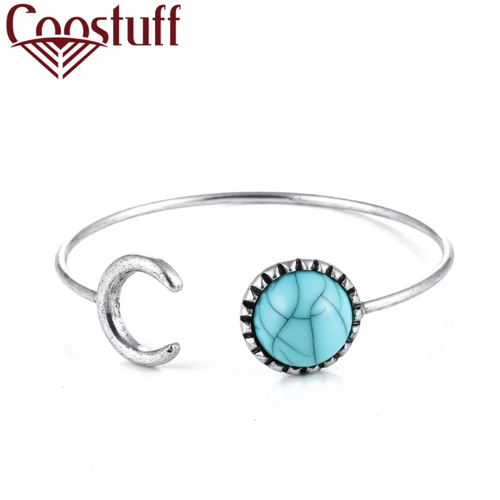 Vintage Silver Bangles Women Cuff bracelet Nature Blue Stone bracelets & bangles pulseira charm bracelet for women bijoux bangle
Vintage Silver Bangles Women Cuff bracelet Nature Blue Stone bracelets & bangles pulseira charm bracelet for women bijoux bangle