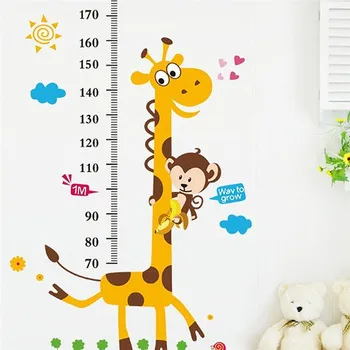 Cartoon Measure Kids Height Giraffe Growth Chart Gauge Sticker Home Wall Sticker Animal Decoration For Rooms Kids Height Ruler
Cartoon Measure Kids Height Giraffe Growth Chart Gauge Sticker Home Wall Sticker Animal Decoration For Rooms Kids Height Ruler