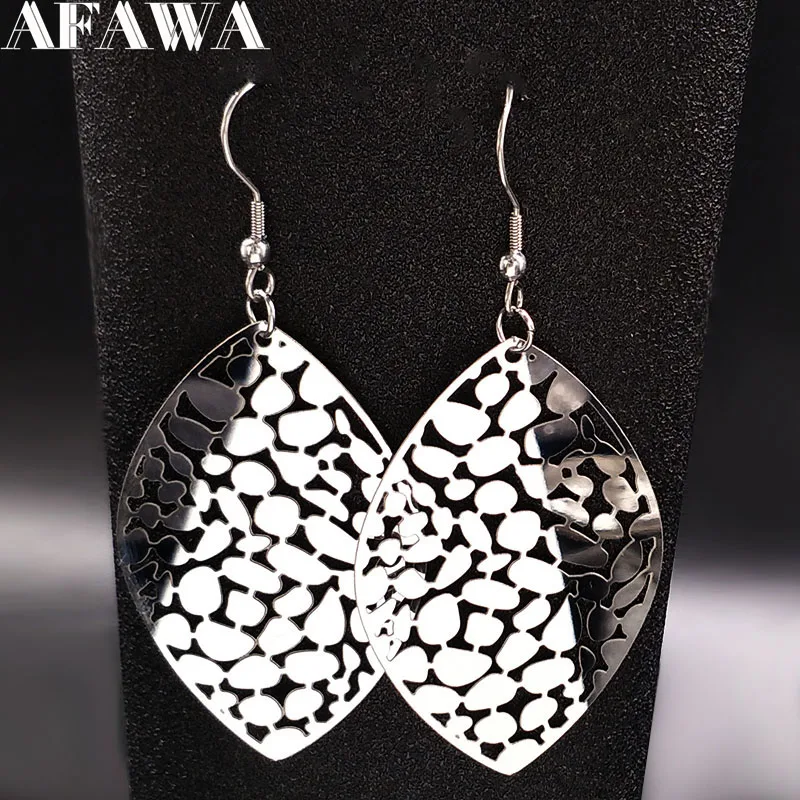 2019 Hollow Leaves Stainless Steel Drop Earrings for Women Silver Color Statement Earrings Jewellery aretes de mujer E612482
2019 Hollow Leaves Stainless Steel Drop Earrings for Women Silver Color Statement Earrings Jewellery aretes de mujer E612482