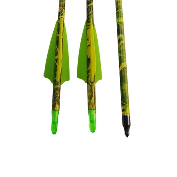 12pcs/lot 30 inch Camo Roll Fiberglass Camo Arrow Removable Tip for Archery Bow Shooting Hunting
12pcs/lot 30 inch Camo Roll Fiberglass Camo Arrow Removable Tip for Archery Bow Shooting Hunting