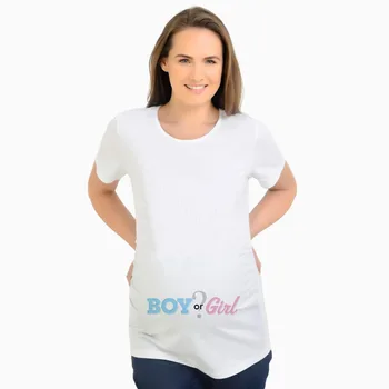 Funny pregnancy t-shirts Boy or Girl letters print maternity tops white short sleeve tees for pregnant women maternity t shirts
Funny pregnancy t-shirts Boy or Girl letters print maternity tops white short sleeve tees for pregnant women maternity t shirts