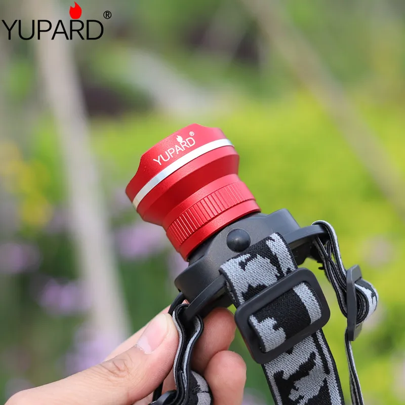 

YUPARD HeadLight XM-L2 LED 3 Mode Waterproof Zoom Focus adjust Light LED HeadLamp T6 LED camping fishing outdoor