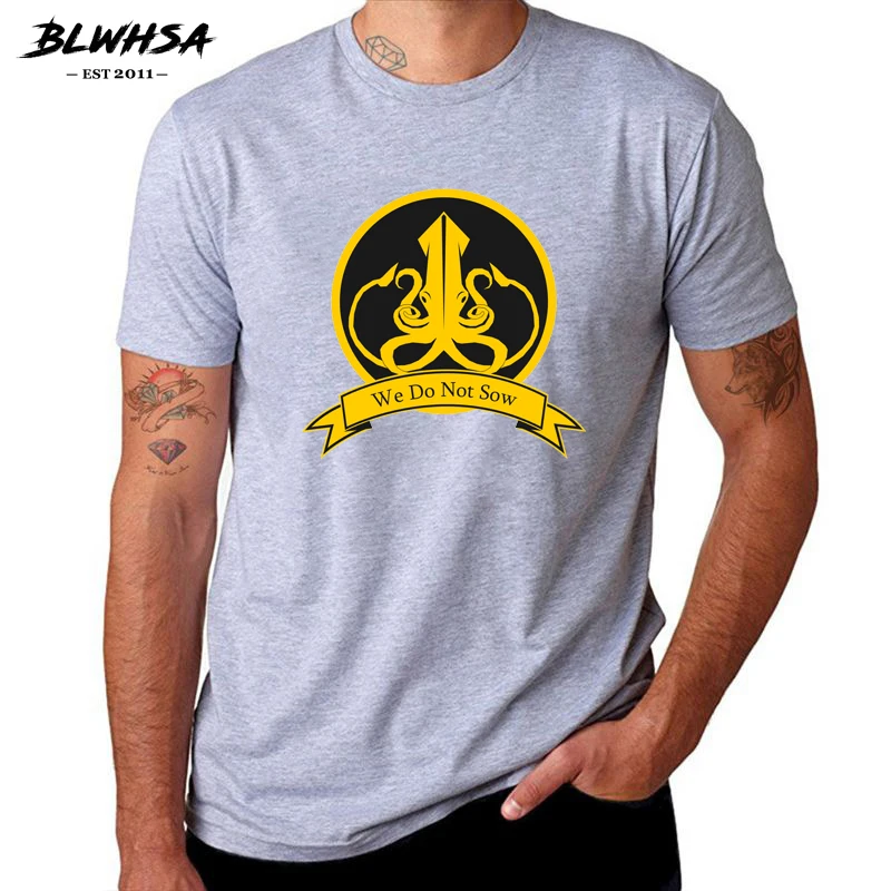 BLWHSA New Arrival The Game Fans T shirt Men House GreyJoy We Do Not Sow Men Tshirt Homme Casual Short Sleeve T-shirt
BLWHSA New Arrival The Game Fans T shirt Men House GreyJoy We Do Not Sow Men Tshirt Homme Casual Short Sleeve T-shirt