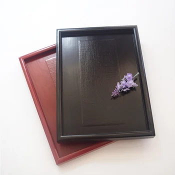 Traditional Chinese Wooden Tray 25*18 CM Rectangle Nut Snack Plate Black And Red Color With Edible Grade Wood Protective Paint
Traditional Chinese Wooden Tray 25*18 CM Rectangle Nut Snack Plate Black And Red Color With Edible Grade Wood Protective Paint