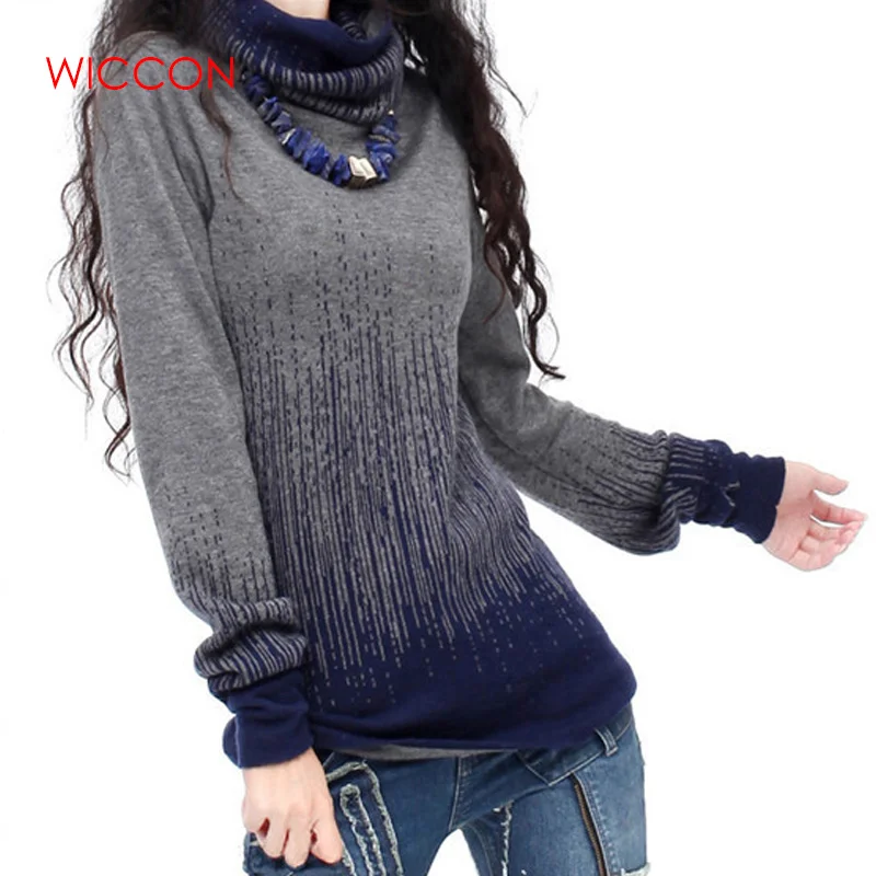 Women's Gradient Black Blue Vintage Cashmere Sweater Women Winter Turtleneck Thick Sweaters & Pullovers Female Warm Jumpers
Women's Gradient Black Blue Vintage Cashmere Sweater Women Winter Turtleneck Thick Sweaters & Pullovers Female Warm Jumpers