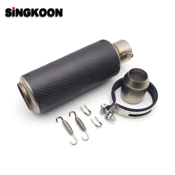 51/61mm Universal Motorcycle Exhaust Escape Muffler Pipe Carbon Fiber FOR honda nc750x msx 125 cafe racer exhaust mv agusta
51/61mm Universal Motorcycle Exhaust Escape Muffler Pipe Carbon Fiber FOR honda nc750x msx 125 cafe racer exhaust mv agusta