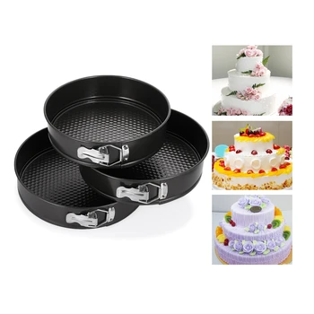 3pcs/Set Cake Bake Mold DIY Spring form Pans with Removable Bottom Round Shape Bakery Cooking Tools
3pcs/Set Cake Bake Mold DIY Spring form Pans with Removable Bottom Round Shape Bakery Cooking Tools