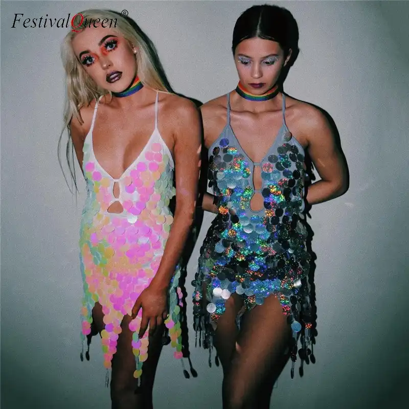 glitter festival dress