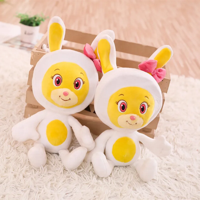 1pc 30cm High Quality Chicken Egg Plush Toy Long Ear with Pink Bow Kawaii Stuffed Doll Home Decor Birthday Present for Baby
1pc 30cm High Quality Chicken Egg Plush Toy Long Ear with Pink Bow Kawaii Stuffed Doll Home Decor Birthday Present for Baby