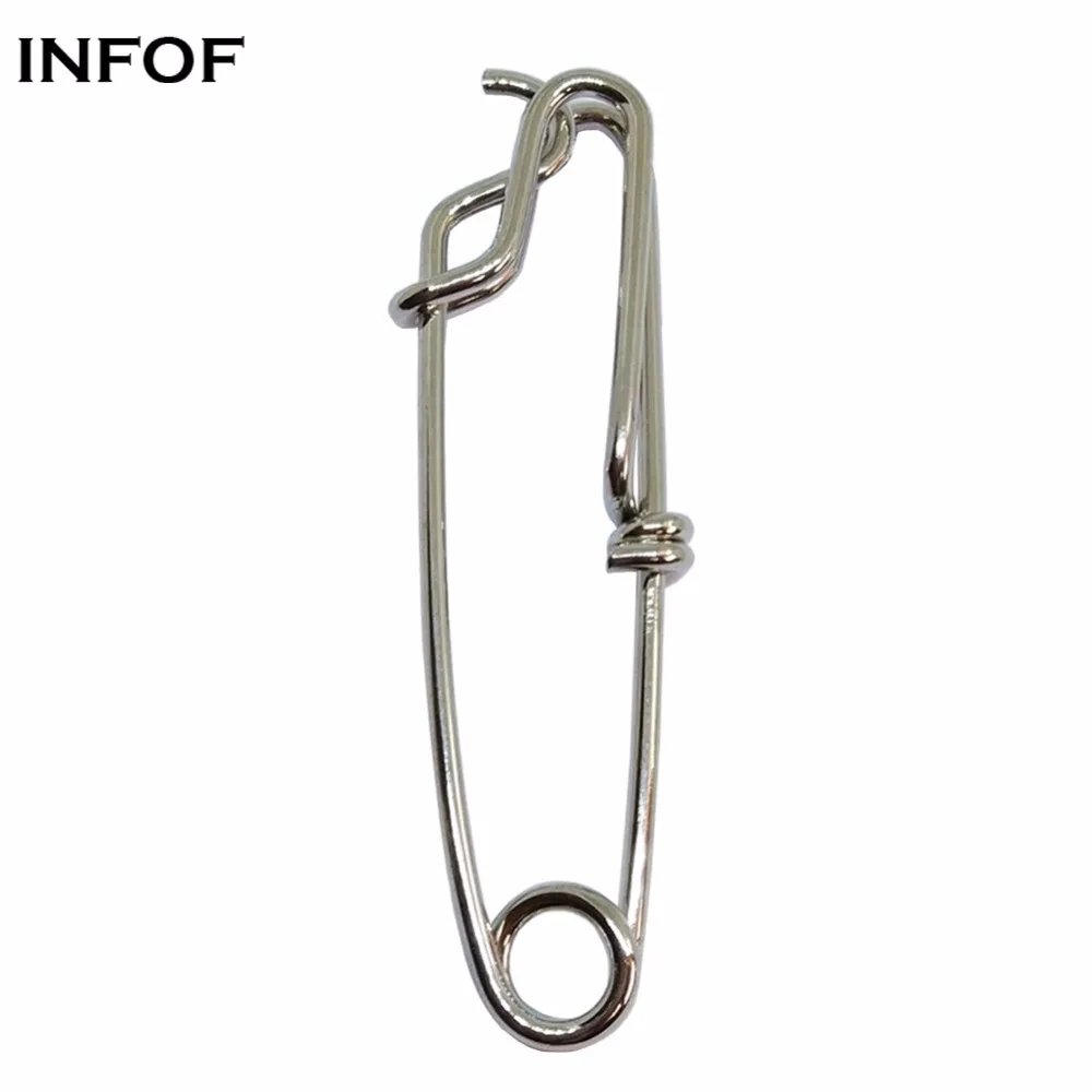 INFOF 10pcs/lot Stainless Steel Fishing Snap Clips Spring-loaded Snaps Float Line Tuna Clip Sea Fishing Tackle
INFOF 10pcs/lot Stainless Steel Fishing Snap Clips Spring-loaded Snaps Float Line Tuna Clip Sea Fishing Tackle