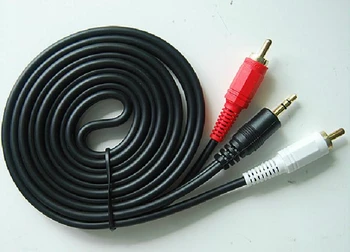 OFC Audio/Video High Grade Cable 3.5 STEREO/M-2 RCA/M RCA Connectors OFC Copper Plating Terminal Black 1.8m Free Shipping
OFC Audio/Video High Grade Cable 3.5 STEREO/M-2 RCA/M RCA Connectors OFC Copper Plating Terminal Black 1.8m Free Shipping