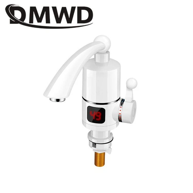 DMWD 3000W Instant Tankless Electric Hot Water Heater Faucet Kitchen Electric Heating Tap Boiler LED Temperature Dispay EU Plug
DMWD 3000W Instant Tankless Electric Hot Water Heater Faucet Kitchen Electric Heating Tap Boiler LED Temperature Dispay EU Plug