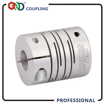 

GIC aluminum alloy diameter 25mm length 25mm parallel clamp series shaft stepper coupler for 3d print accessory