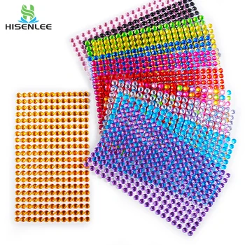 260Pcs/set 5set Loose Personalized Crystals Rhinestone Round Flatback Resin Stickers Self-Adhesive Paste DIY Nail Computer Decor
260Pcs/set 5set Loose Personalized Crystals Rhinestone Round Flatback Resin Stickers Self-Adhesive Paste DIY Nail Computer Decor