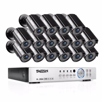 TMEZON 16CH CCTV System 16PCS 1080P Outdoor Weatherproof Security Camera 16CH 1080P DVR Night Vision Video Surveillance System
TMEZON 16CH CCTV System 16PCS 1080P Outdoor Weatherproof Security Camera 16CH 1080P DVR Night Vision Video Surveillance System