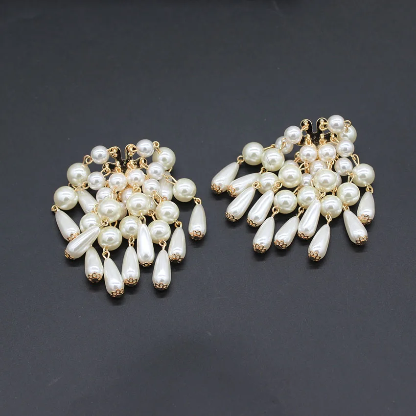 New Korean fashion earrings pearl drop tassel earrings wild grape string exaggerated earrings Temperament wild earrings 890
New Korean fashion earrings pearl drop tassel earrings wild grape string exaggerated earrings Temperament wild earrings 890