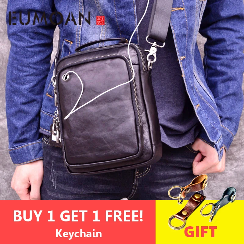 EUMOAN 100% genuine leather men shoulder bag crossbody bags for men high quality bolsas fashion messenger bag for headset
EUMOAN 100% genuine leather men shoulder bag crossbody bags for men high quality bolsas fashion messenger bag for headset