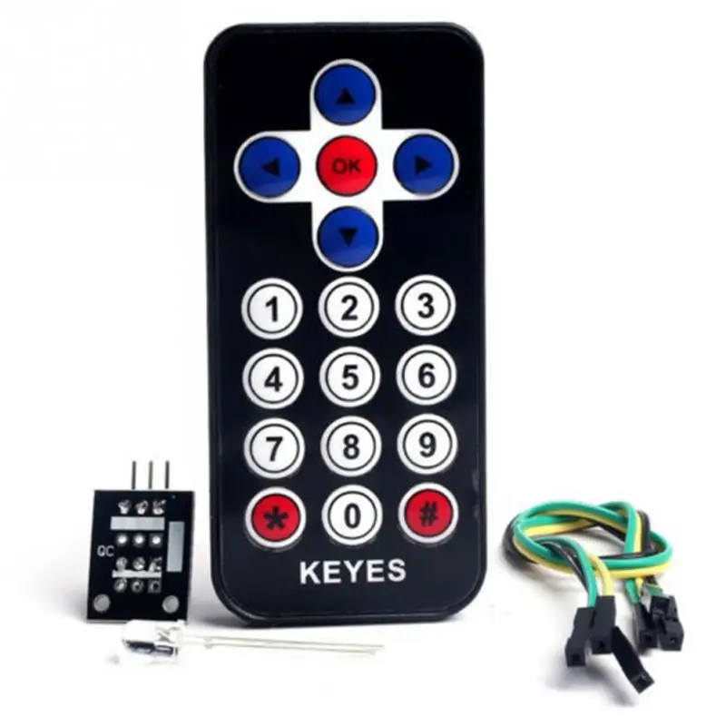 High Quality Infrared Remote Control Module Wireless IR Receiver Module DIY Kit HX1838 for Arduino Raspberry Pi
High Quality Infrared Remote Control Module Wireless IR Receiver Module DIY Kit HX1838 for Arduino Raspberry Pi