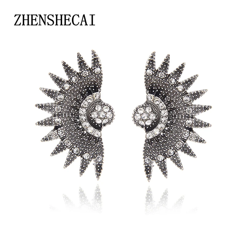 Fashion Classic Brand New Fashion Elegant Crystal Wings Vintage Silver Earrings Studs For Women e0250
Fashion Classic Brand New Fashion Elegant Crystal Wings Vintage Silver Earrings Studs For Women e0250