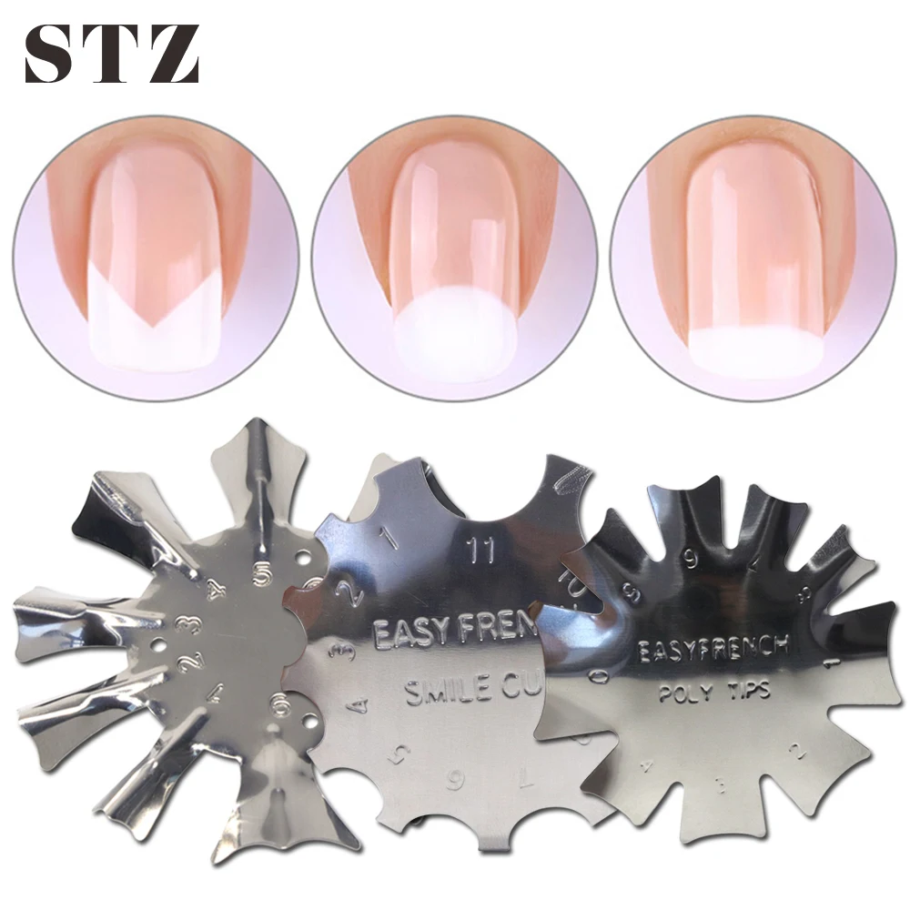 STZ 1pcs Nail Easy French Line Edge Cutter Trimmer Clipper Styling Forms for Tips Nail Stencil Tool Manicure Nail Art Tools #673
STZ 1pcs Nail Easy French Line Edge Cutter Trimmer Clipper Styling Forms for Tips Nail Stencil Tool Manicure Nail Art Tools #673