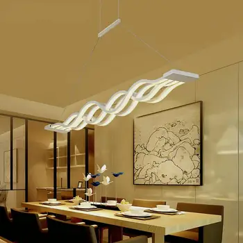 (Ship from EU) 80W led wave pendant light Modern minimalist chandeliers suspending lamp Dining room Living room Hanging light
(Ship from EU) 80W led wave pendant light Modern minimalist chandeliers suspending lamp Dining room Living room Hanging light