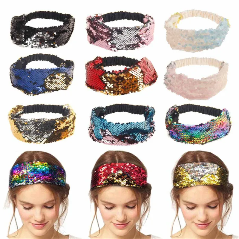 2018 new Mermaid sequin hair ban women's stretch hair accessory Headband Crochet Turban Hair Accessories For Women Girl Hair
2018 new Mermaid sequin hair ban women's stretch hair accessory Headband Crochet Turban Hair Accessories For Women Girl Hair