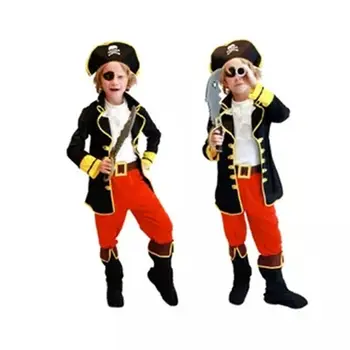 Ainiel Jack Captain Kid Cosplay Costume Pirates of the Caribbean Full Suit Costumes Halloween Party For Child Boy Girl
Ainiel Jack Captain Kid Cosplay Costume Pirates of the Caribbean Full Suit Costumes Halloween Party For Child Boy Girl
