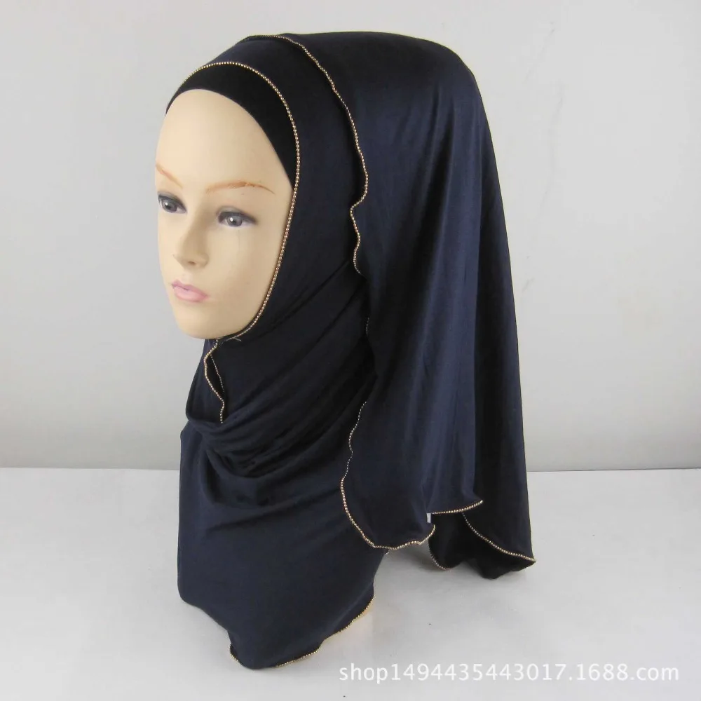 5 colors Muslim Hijab Scarf Soft Cotton Long scarf with zipper border headscarf isamic scarf
5 colors Muslim Hijab Scarf Soft Cotton Long scarf with zipper border headscarf isamic scarf