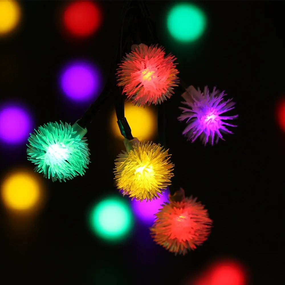 Chuzzle Ball Solar Christmas Lights, 15ft 50 LED Fairy Decorative String Lights for Indoor and Outdoor, Home, Lawn, Garden, Pati
Chuzzle Ball Solar Christmas Lights, 15ft 50 LED Fairy Decorative String Lights for Indoor and Outdoor, Home, Lawn, Garden, Pati