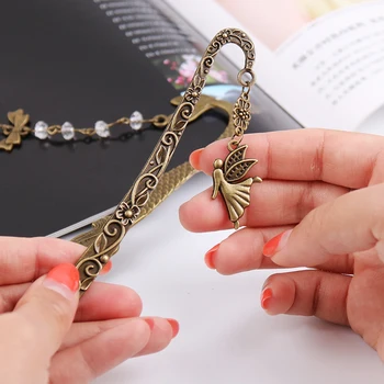 1PC Cute Retro Alloy Metal Bookmark Fashion Mermaid Beaded or Angels Butterfly Bookmarks Creative Stationery
1PC Cute Retro Alloy Metal Bookmark Fashion Mermaid Beaded or Angels Butterfly Bookmarks Creative Stationery